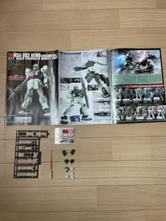 HGネモ（ユニコーンガンダムver）説明書、付属パーツ、デカールのサムネイル