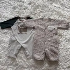 モコモコ ロンパース