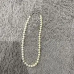 ネックレス　パール　コットンパール