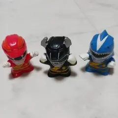 百獣戦隊ガオレンジャー ガオレッド ガオブラック ガオブルー ミニフィギュア3体