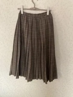 RAY CASSIN チェックプリーツスカート