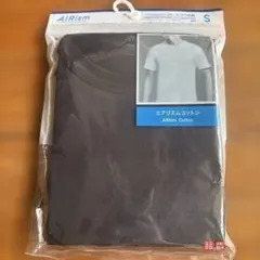 AIRism Cotton ブラック Tシャツ Sサイズ