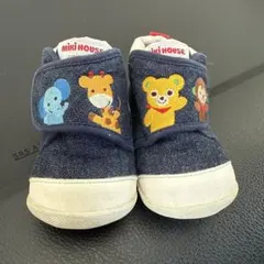 MINI HOUSE ベビーシューズ 11.5cm ネイビー