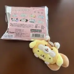 サンリオ りすもふもふデザインシリーズ シークレットブローチ ポムポムプリン