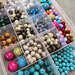 【新品未使用】ビーズセット ハンドメイド ピアス イヤリング