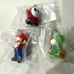 スーパーマリオ めじるしアクセサリー マリオ ヨッシー　ヘイホー