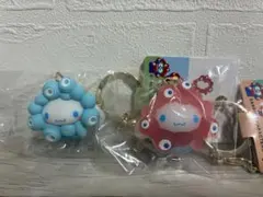 【新品】シナモロール ミャクミャク パステル クリア キーホルダー 2個セット