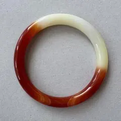 極上の発色◇無処理天然紅瑪瑙バングル 内径58mm 艶やかな天然模様 夏 