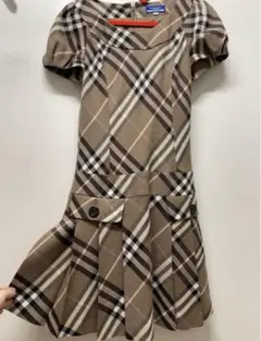 Burberry Blue label ワンピース　チェック　サイズ36 △12 定価10万円 BURBERRY BLUE LABEL バーバリーブルーレーベル