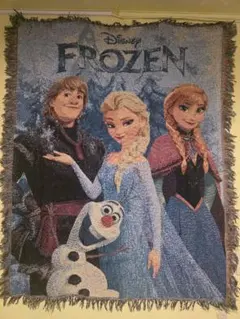 DISNEYディズニーFROZENアナと雪の女王キャラクターラグエルサインテリア