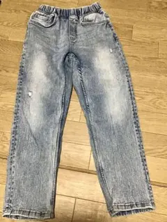 【ZARA/ザラ】ウエストゴムデニムパンツ/140cm★キッズ★ウォッシュ