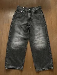 H&M バギーデニムパンツ グレー