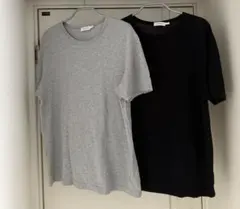【値下げ中】SUNSPEL イギリス製 Tシャツ2枚セット グレー×ブラック M