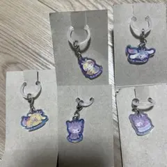 サンリオ オーロラアクリルチャー厶 クリームinスナック 5点セット