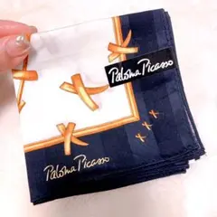 Paloma Picasso クラシカルスカーフ ハンカチ 新品 レトロ おパリ