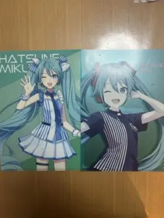 初音ミククリアファイル（ローソン限定）＆下敷き4枚セット