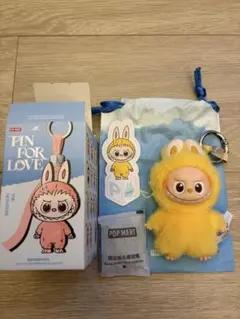 【正規品】ラブブLABUBU PIN FOR LOVE イニシャル【P】