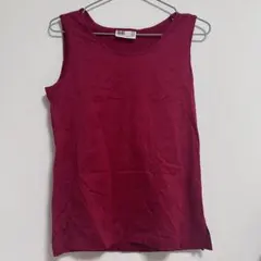 DAKS LONDON ダックス ノースリーブ タンクトップM 綿　日本製のサムネイル