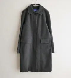 バーバリー ロンドン ウールカシミヤ ステンカラーハーフコート 40(M相当) バーバリー ロンドン ウール カシミヤ ハーフコート サイズ40