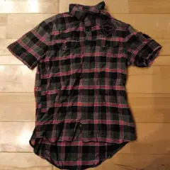 Diesel チェック柄 長袖ネルシャツ