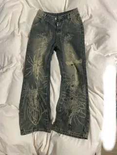 フレアデニム ブーツカット y2k グランジ 00s