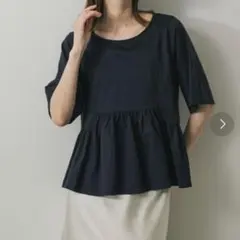 Tシャツ　白ネイビー2枚セットのサムネイル