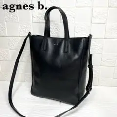 ✨極美品✨☘️アニエスベー☘️✨トートバッグ✨ショルダー✨2way✨本革✨