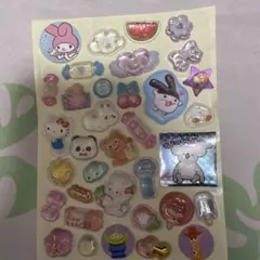 シールまとめ売り　ボンボン　マシュマロシール　たまごっち　3Dシール　お裾分け