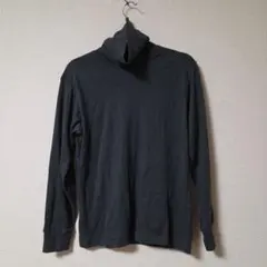 UNIQLO　ユニクロ　ソフトタッチタートルネックT　長袖　Sサイズ　グレー
