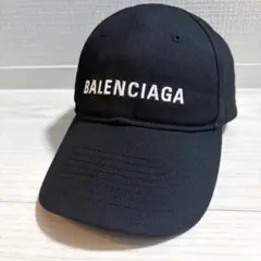 ✨美品✨BALENCIAGA バイザーロゴ キャップ L59 マジックテープ 赤