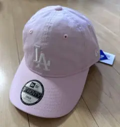新品タグ付★ NEW ERA × LA ドジャース CHILD ピンクのサムネイル