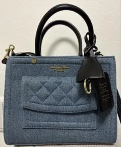 Samantha Thavasa Deluxe デニム ショルダーバッグ