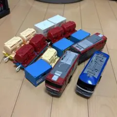 日本製 プラレール 森林鉄道積み下ろしセットしんりん鉄道おうふく往復