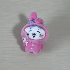 未使用 サンリオ ナガノフレンズ コラボ マスコット ちいかわ ハチワレ うさぎ ちいかわ×サンリオ」ハチワレがハローキティ、うさぎはポムポム