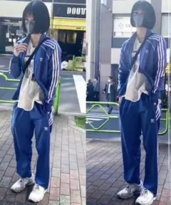 80s adidas トラックジャケット　デサント製　あの着用モデル