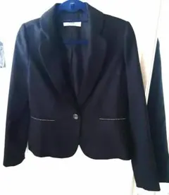 高級品　美品　13号　クローネ　シルバー繊細黒ラメジャケット