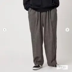 【値下げ価格】CITEN ウールブレンドイージーシェフパンツ