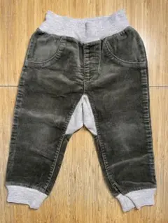 【ships 】コーデュロイ カーキ パンツ90cm