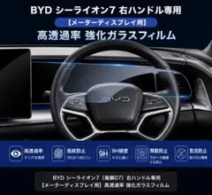 BYD シーライオン7 右ハンドル 助手席一体型ディスプレイ 強化ガラス