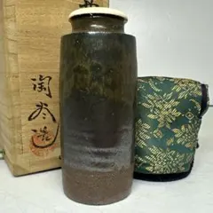 d501 角花入 伊賀銹 伊賀六大窯 吉田兆秀 木箱 茶道具 古物 - メルカリ