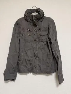 ミリタリージャケット グレー キッズ
