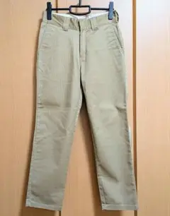 COWDEN スリムストレッチテーパード チノワークパンツ ベージュ S