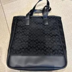 コーチ ブラック トートバッグ