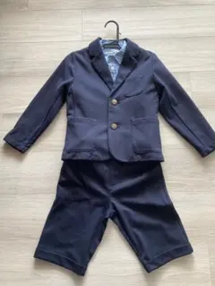 ネイビー フォーマルスーツ セット 120cm