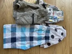 まとめ売りBREEZE ハーフパンツ 80 3枚セット　西松屋　新品95