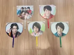 ARASHI ミニうちわ 5個セット 2010