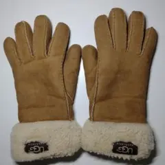 UGG アグ シープスキン グローブ 手袋 キャメル　サイズM