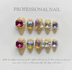 ネイルチップオーダー現品 韓国 量産型ネイル 地雷系 y2k サブカル 天使界隈