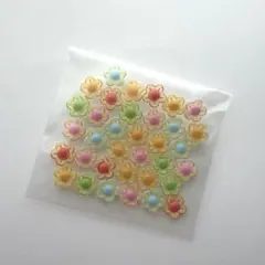 ネイルパーツ お花 35個セット