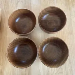 欅のくりぬき椀5客セット - メルカリ